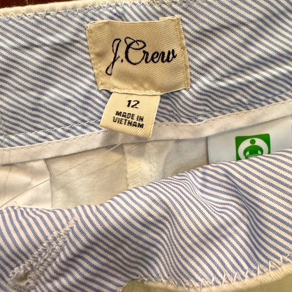 J. Crew High-Rise Stretch Chino Shorts NWT